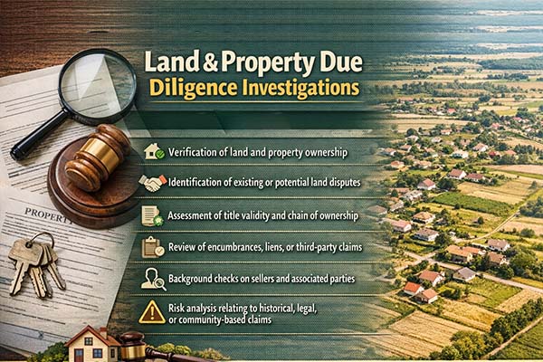 Land & Property Due Diligence